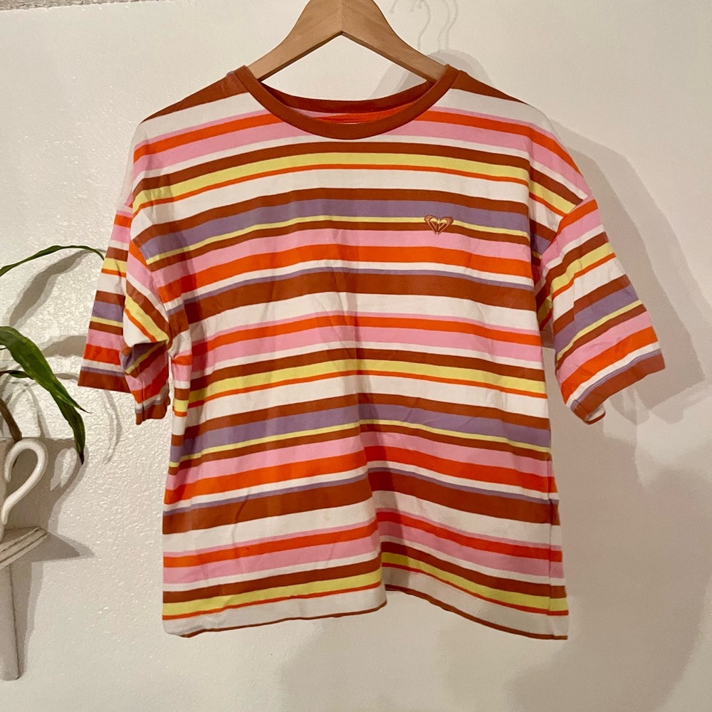 Roxy x Kate Bosworth Surf Knit Stripe Tee. - Picture 3 of 5